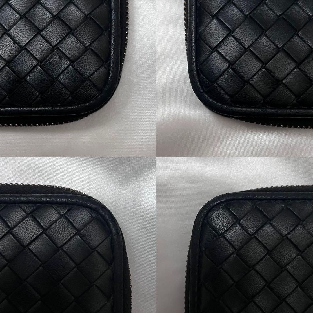 ◇美品◇ボッテガヴェネタ　長財布　ラウンドジップ　ブラック　ナッパレザー ◇極美品◇ボッテガヴェネタ 長財布 ラウンドジップ ブラック ナッパ