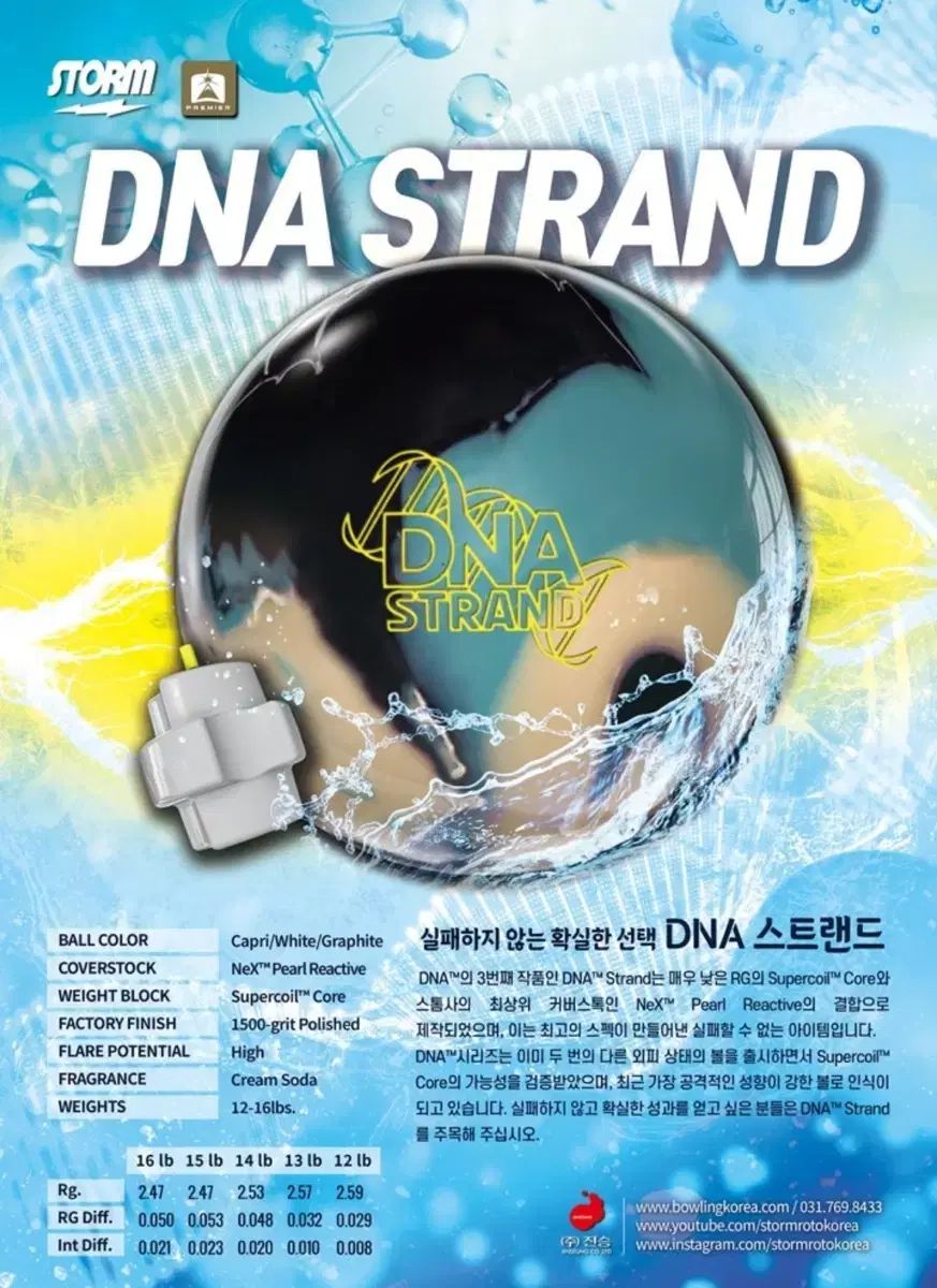 ストーム DNA ストランド ボーリング 15p