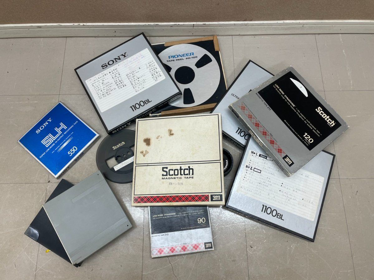 【まとめ売り】オープンリールテープ SONY Scotch PIONEER 録音済 多数