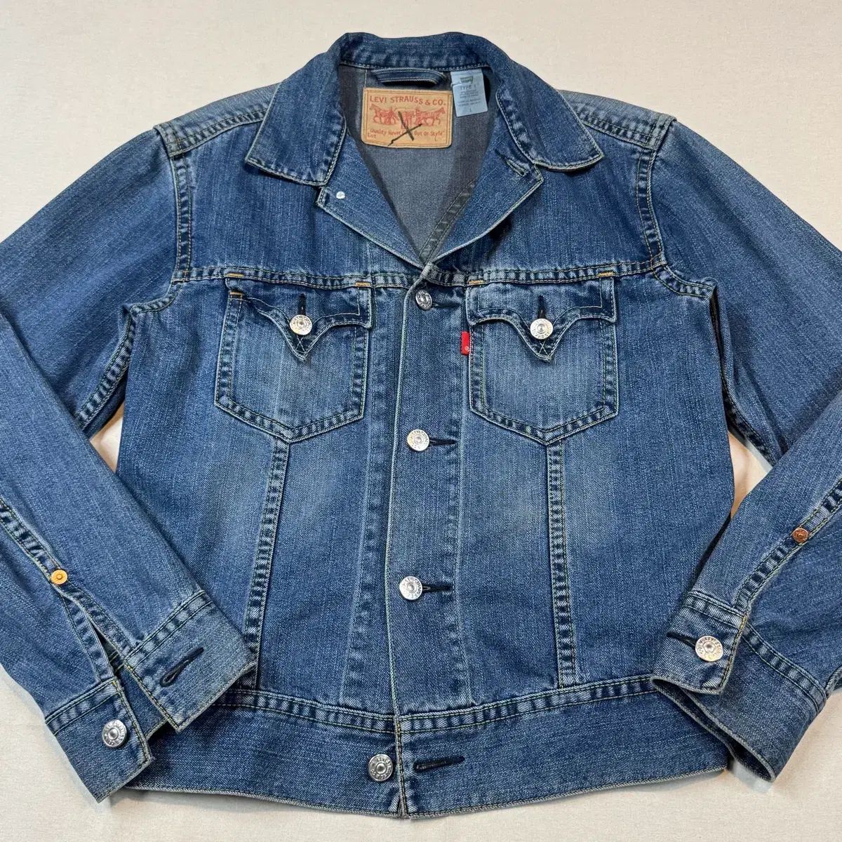 L) リーバイス アイコニック デニムジャケット TYPE 1 デニム 