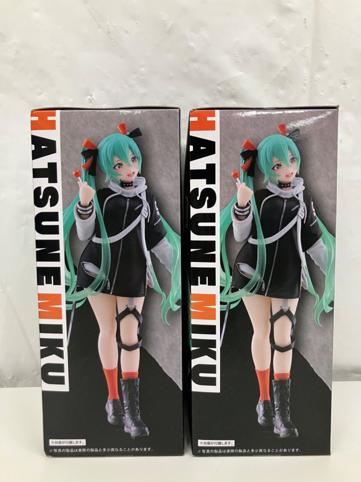 未開封 初音ミク Fashion punk フィギュア 2個セット LF4F71 f107