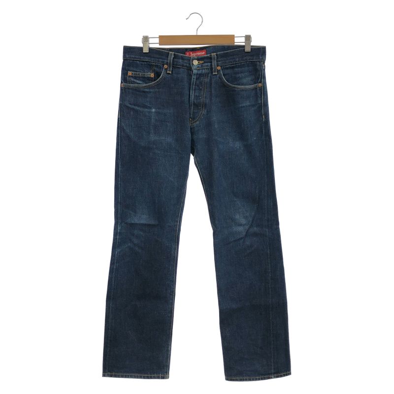 中古】Supreme Rigid Slim Jean(裾上げ品) インディゴ サイズW32 