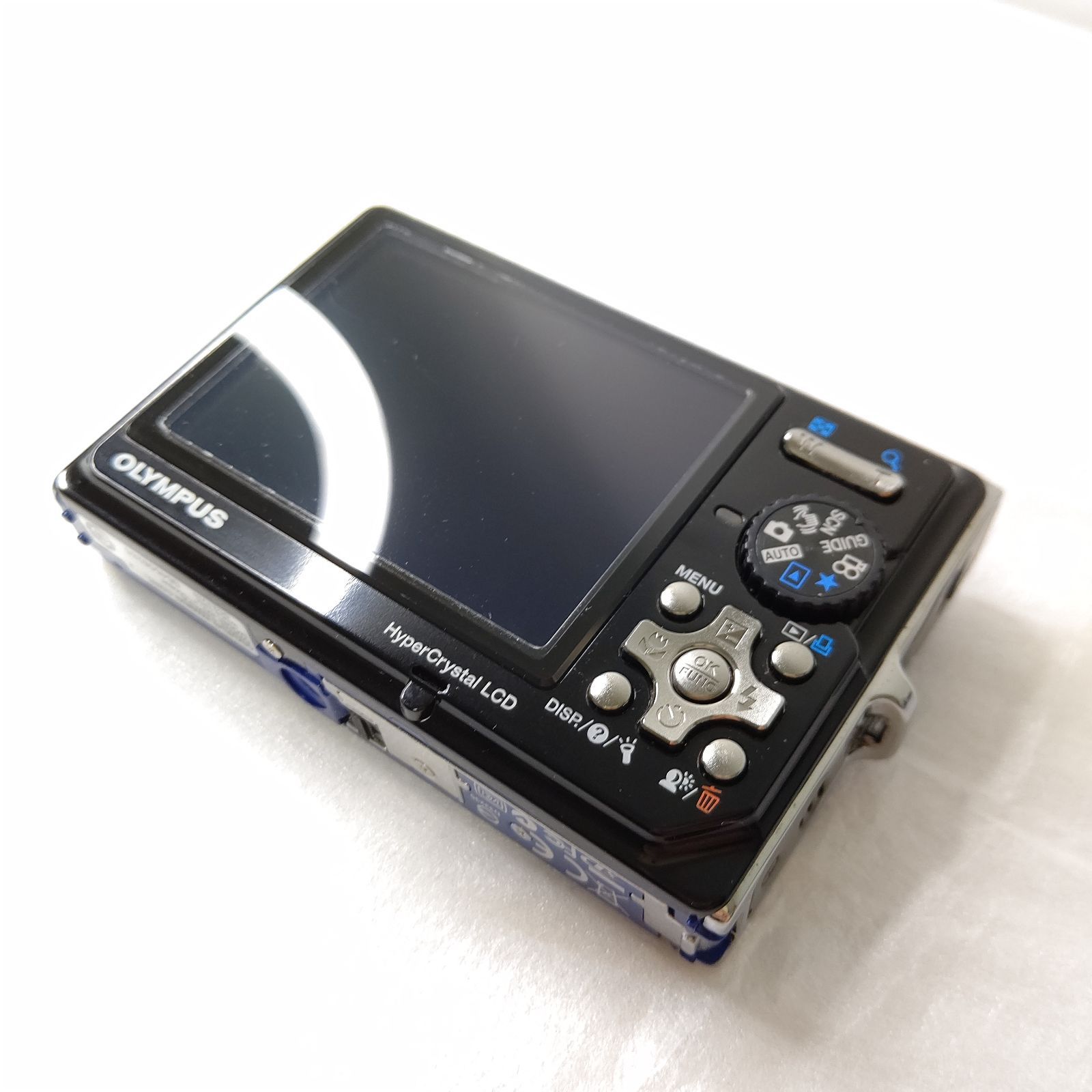 極美品 オリンパス デジタルカメラ μ1050 SW ブルー 写真 コンデジ 