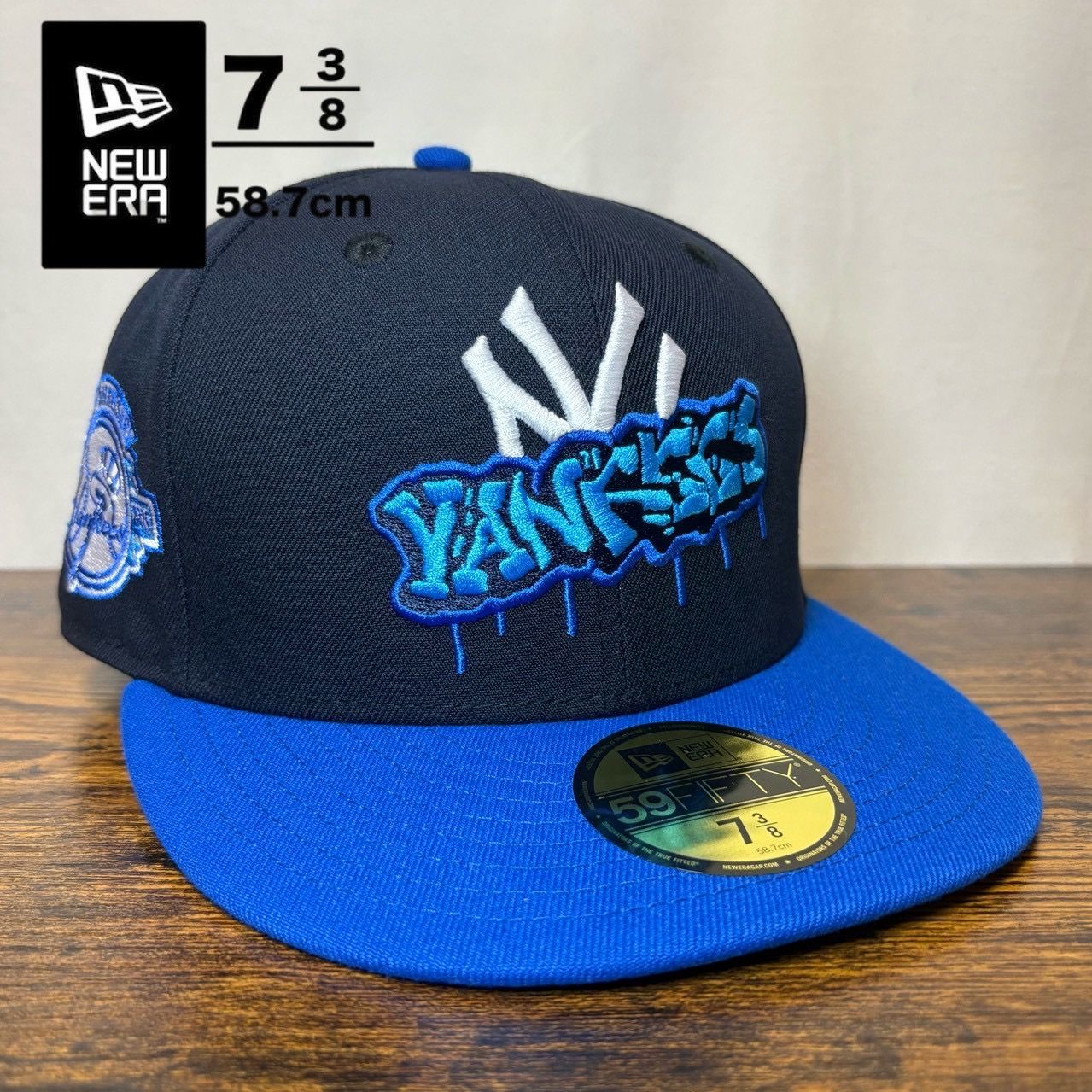i3 ニューエラ 59fifty ニューヨーク ヤンキース MLB 希少1680-公式 