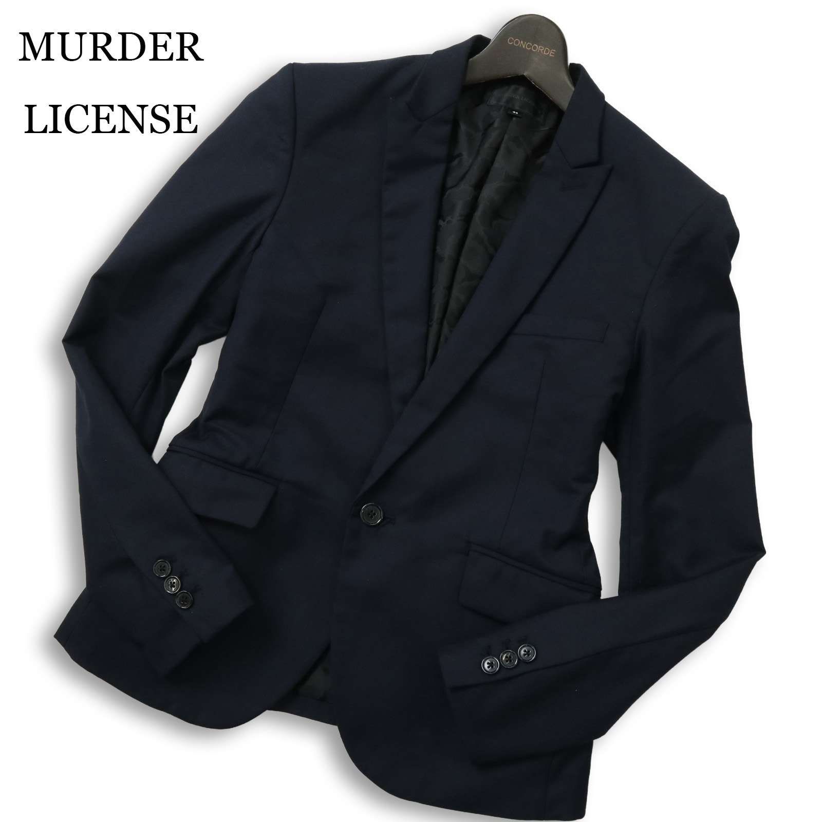 MURDER LICENSE マーダーライセンス 通年☆ 背抜き 1B スリム 