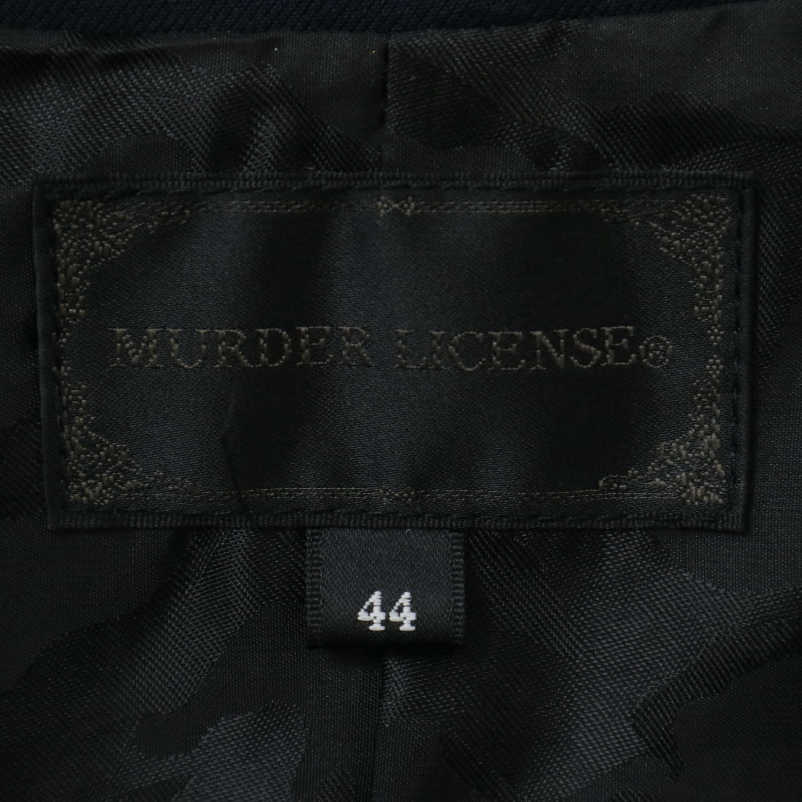 MURDER LICENSE マーダーライセンス 通年☆ 背抜き 1B スリム 