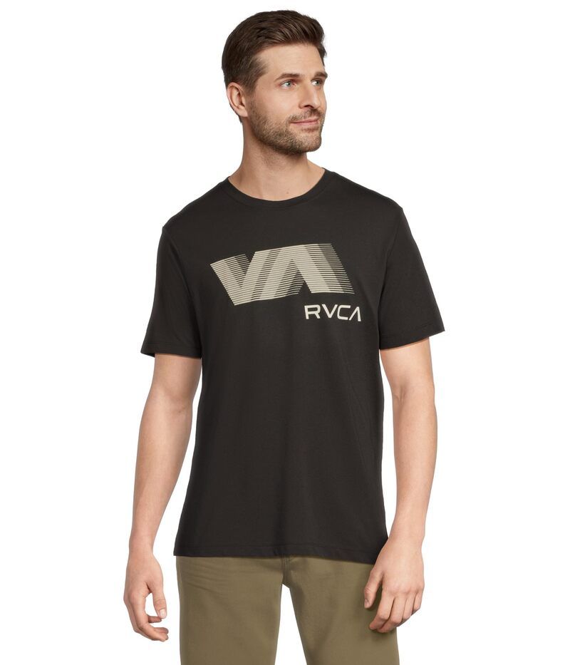 ルーカ メンズ トップス シャツ RVCA VA Blur Short Sleeve Black ブラック