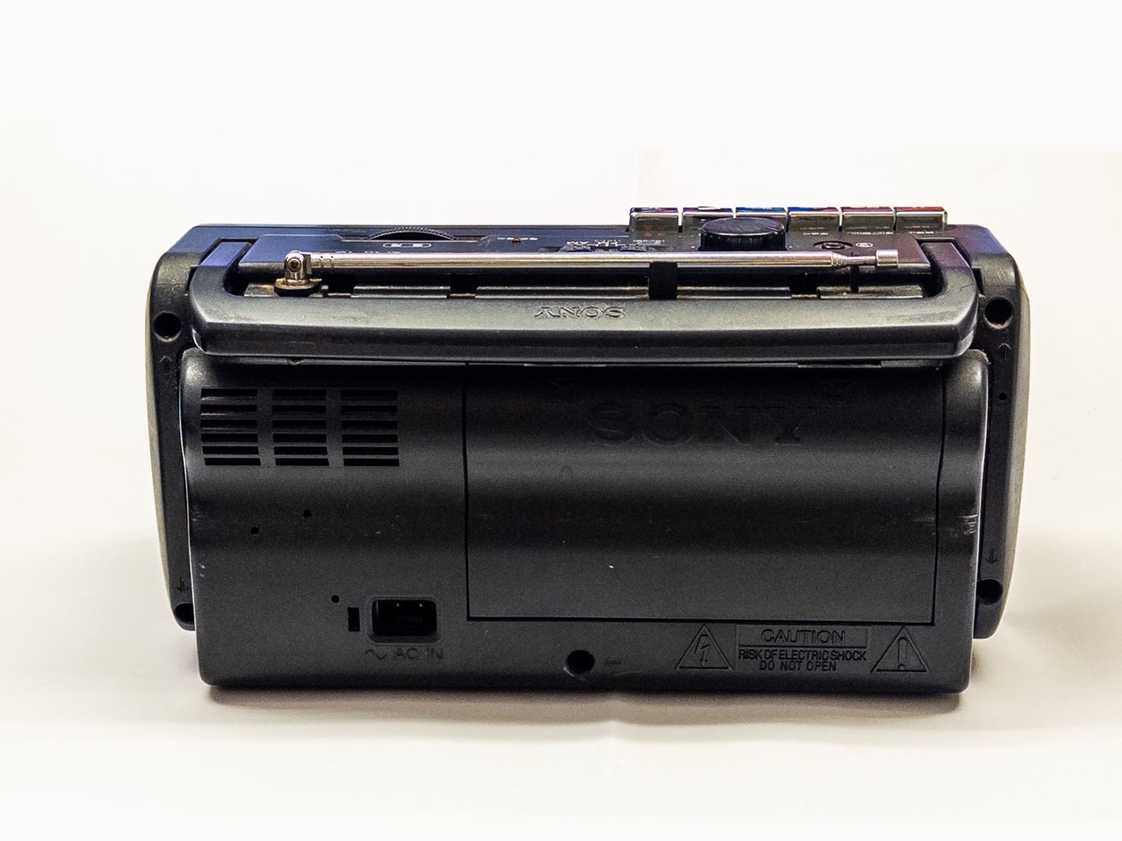 SONY ソニー ポータブル ラジオカセット CFM-10 1990年代 AC電源コード