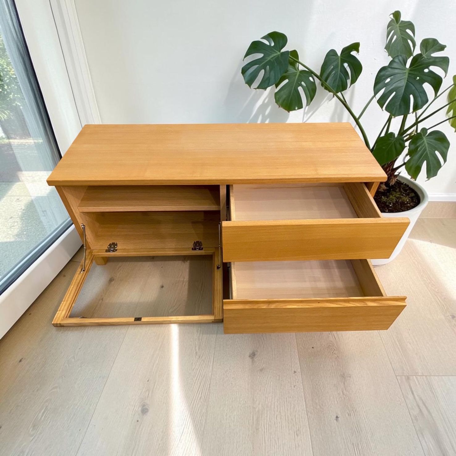 無印良品 MUJI テレビボード ローボード オーク材 ナチュラル シンプル 