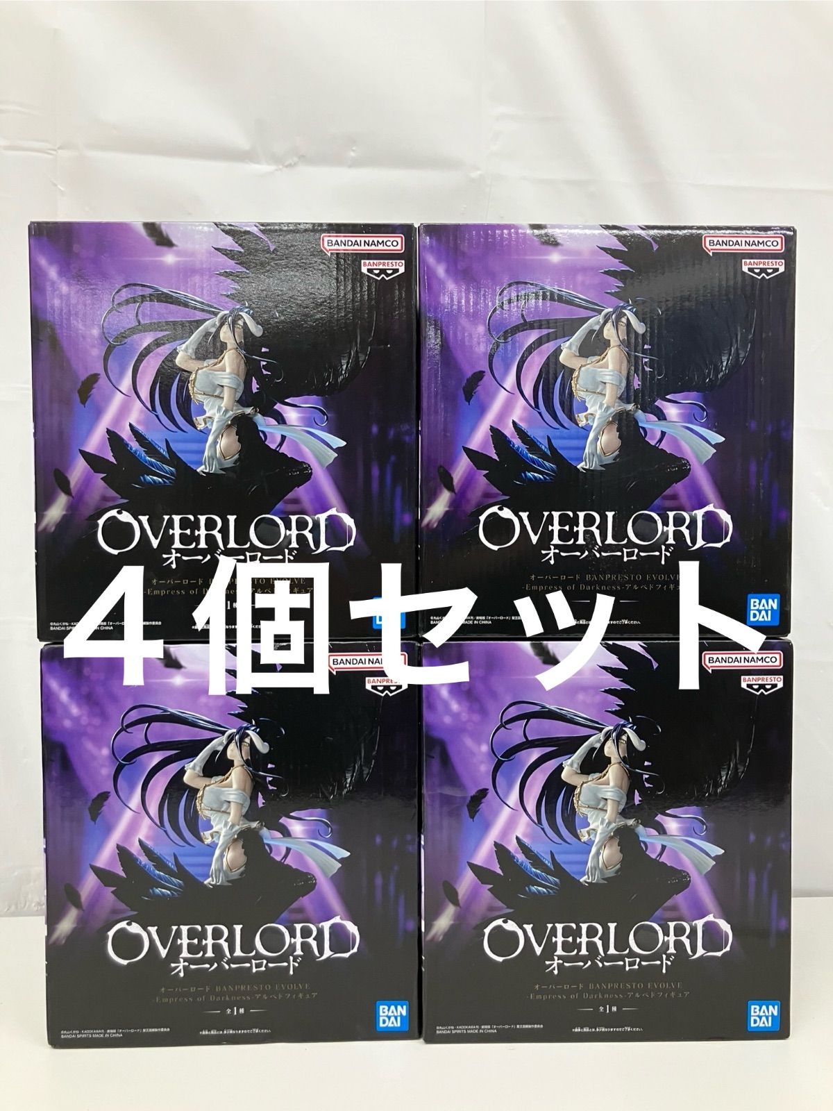 未開封 オーバーロード アルベド フィギュア Empress of Darkness 4個