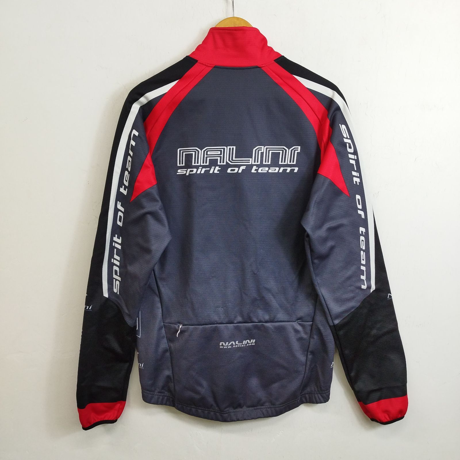 Nalini ナリーニ BASE CALCE ベース カルチェ サイクル ジャケット 防風 防水機能 mantoTEX素材 裏起毛 スポーツ ウェア グレー系 L D842 Nalini ナリーニ BASE CALCE ベース カルチェ サイクル ジャケット