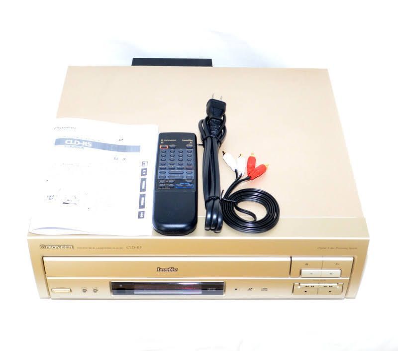 正常動作品/リモコン付☆PIONEER パイオニア CLD-R5 CU-CLD134 LD