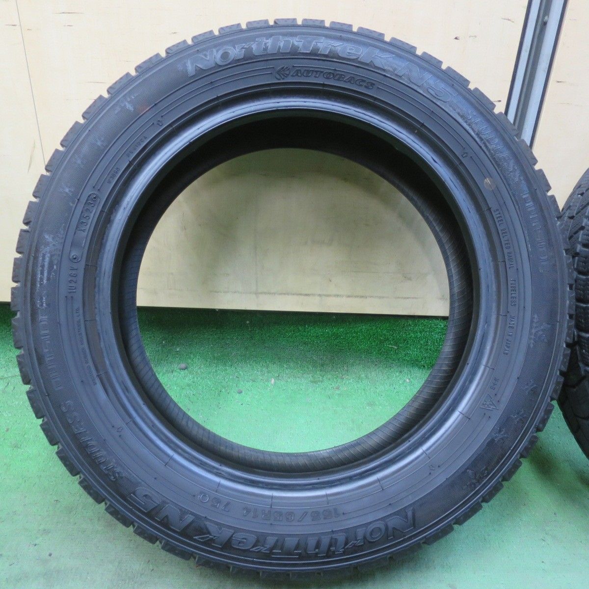 North Trek N5スタッドレスタイヤ 155/65R14 ホイールセット
