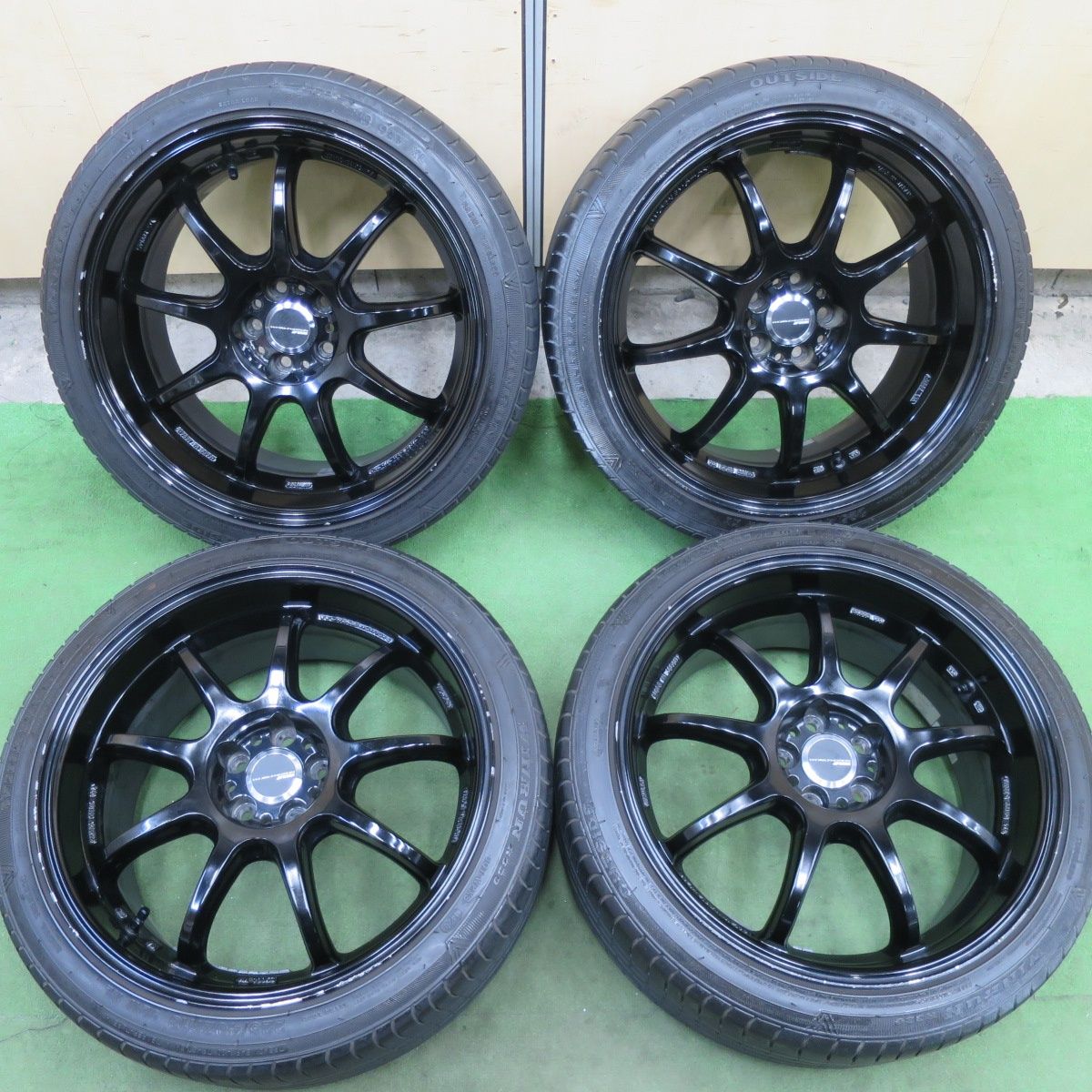 4本価格☆プリウス 86 BRZ 等 WORK EMOTION D9R 225/40R18 ウィンラン 