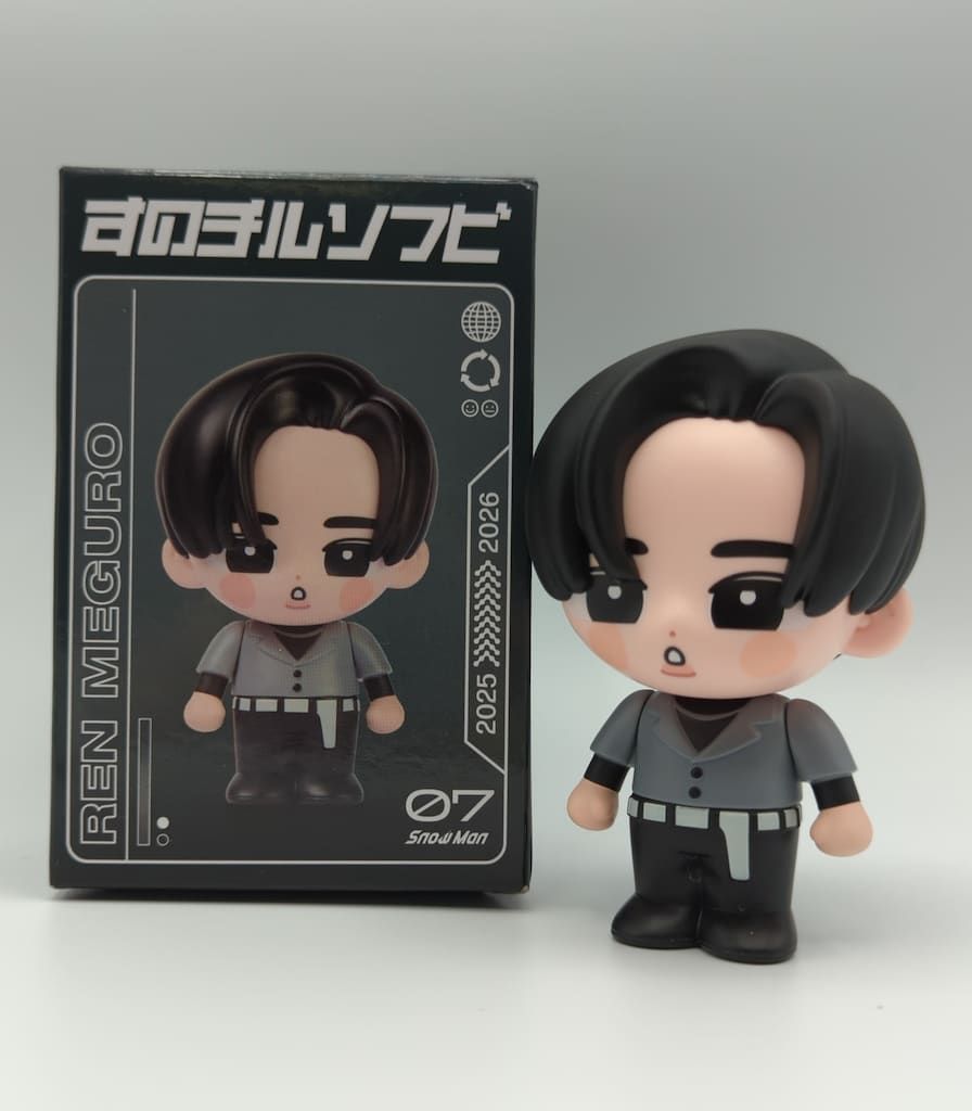 Man　目黒蓮　すのチルソフビ　銀テープ　KALDI　エナメルポーチ SnowMan すのチルソフビ 目黒蓮｜Yahoo!フリマ（旧PayPayフリマ）