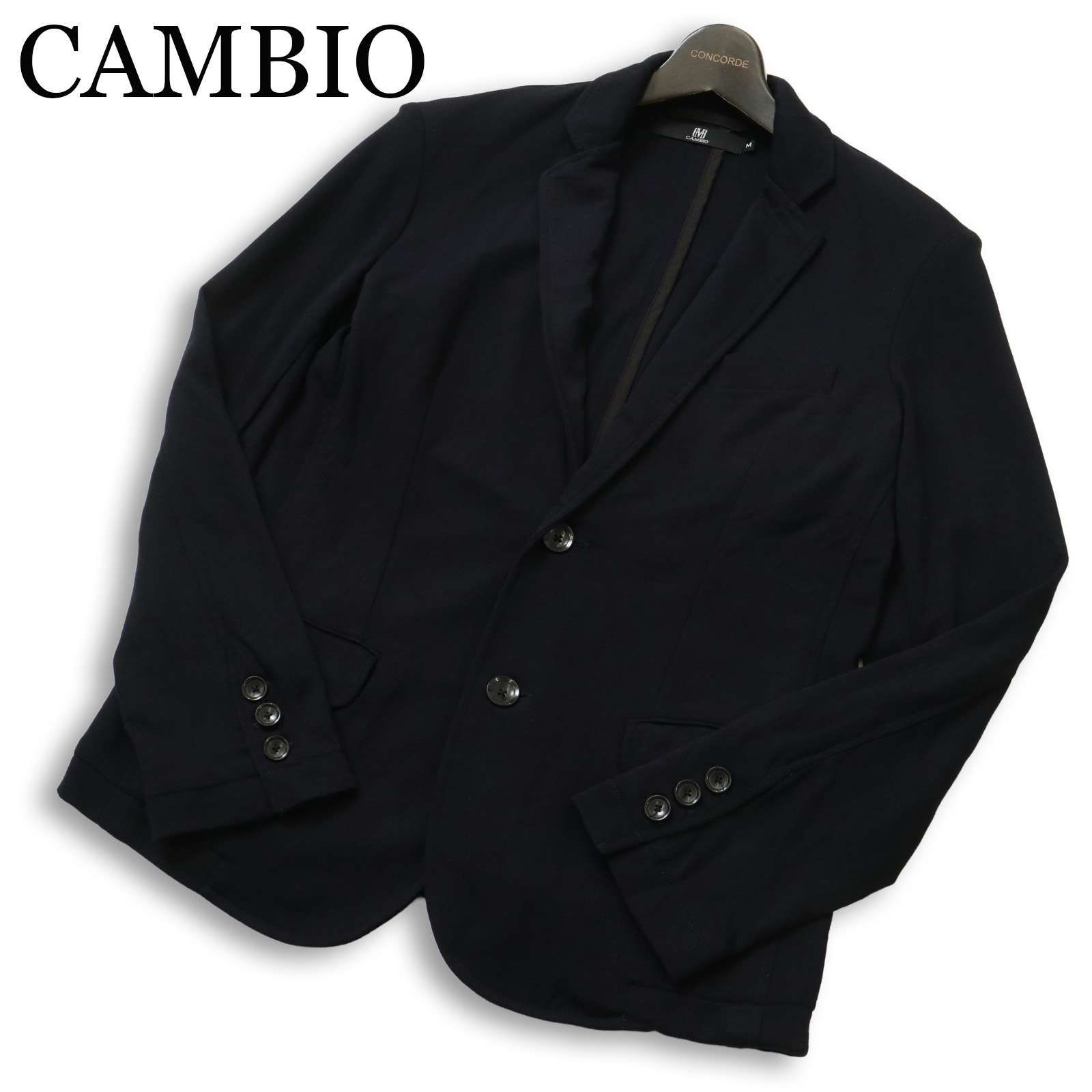 美品】CAMBIO カンビオ 通年☆ アンコン テーラード ジャケット Sz.M 