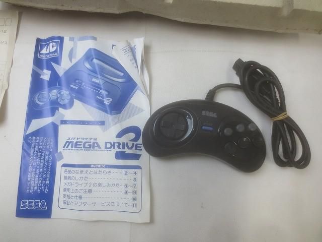 ゲーム セガ メガドライブ 本体 メガドライブ2 HAA-2502 箱付き