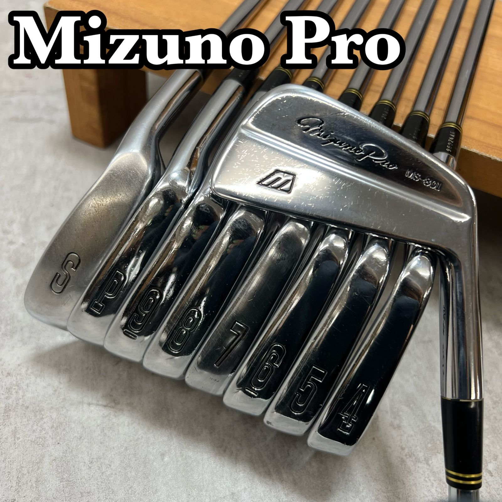 MIZUNO MS-1 アイアンセット メンズ 左利き ゴルフクラブ 7本 ミズノ左