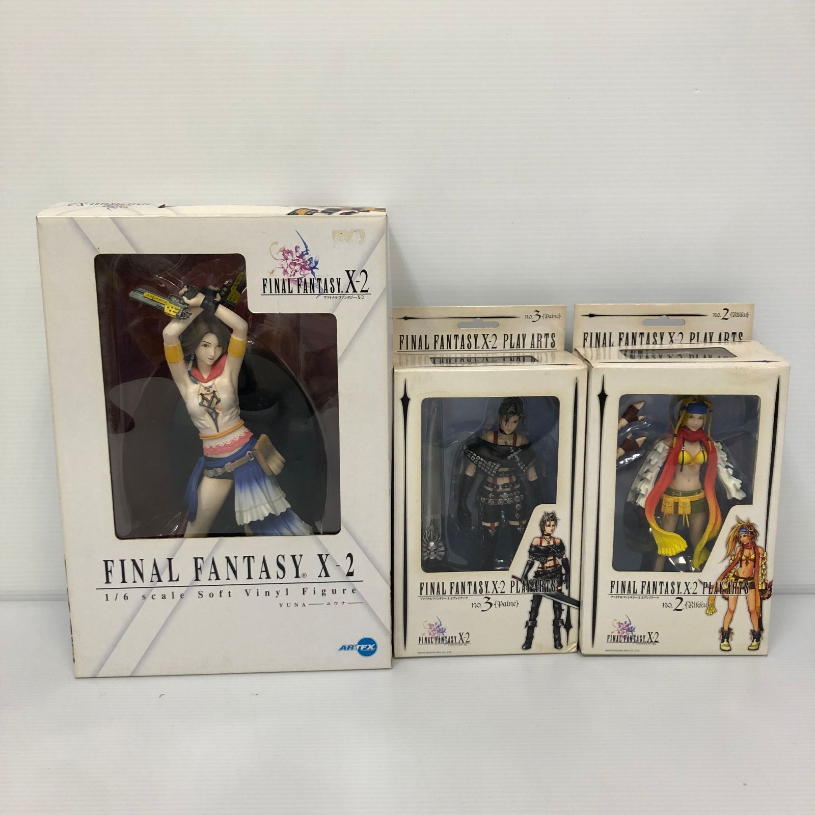 ファイナルファンタジー X-2 1/6スケール プレイアーツ フィギュア 3体 