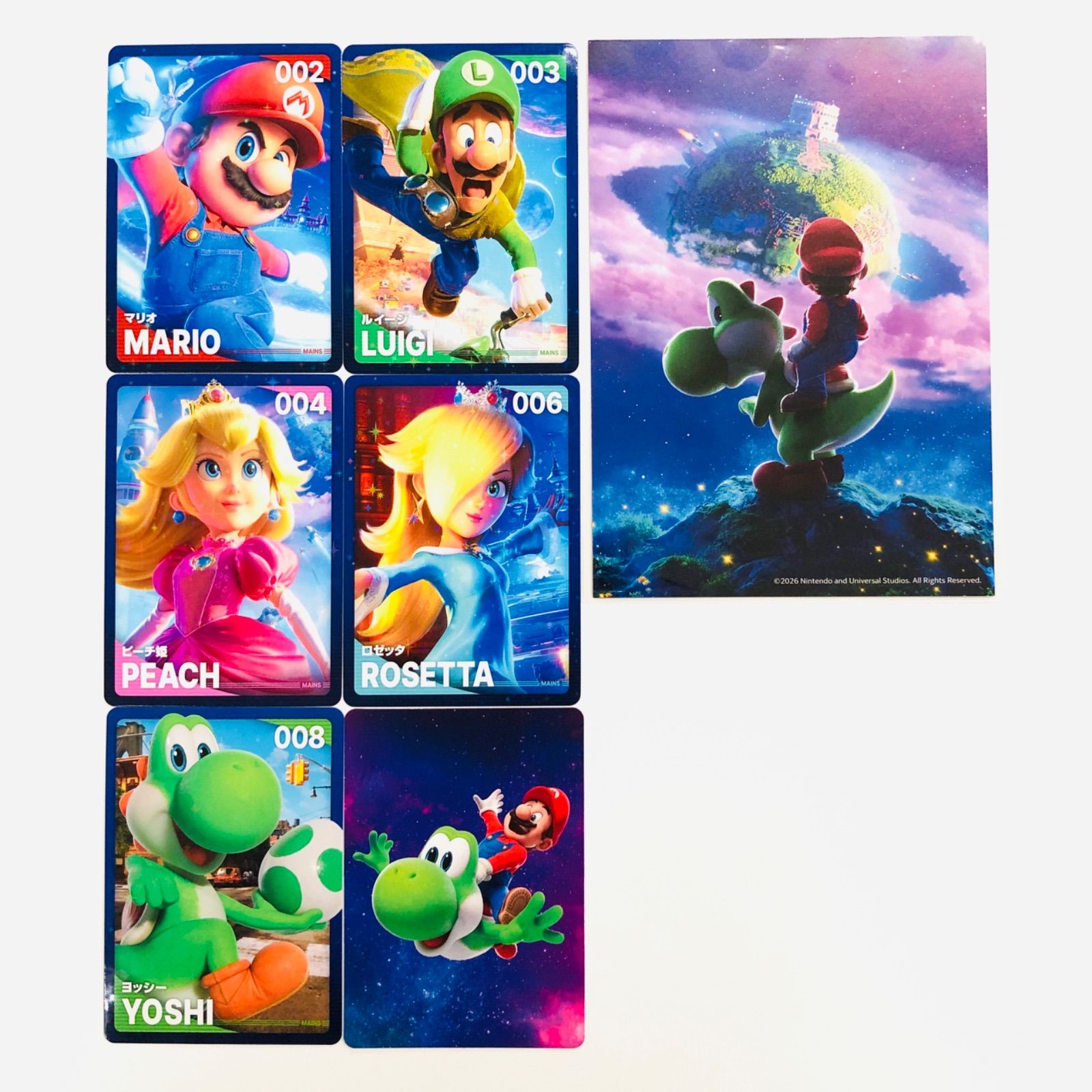 稀品】キャラクターカード 『ザ・スーパーマリオギャラクシー