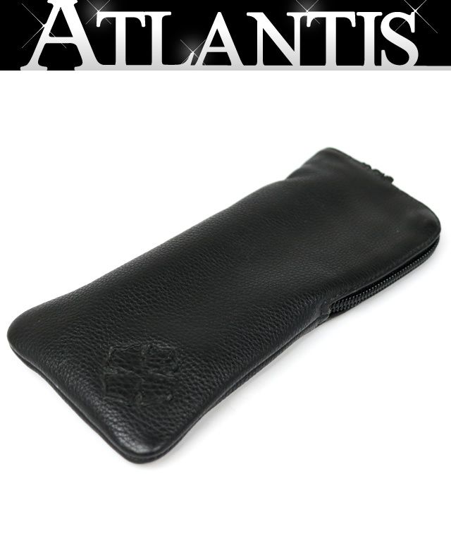 【最安値】CHROME HEARTS クロムハーツ 眼鏡ケース＆クロス CHROME HEARTS 銀座店 クロムハーツ アイウェアケース ダガージップ