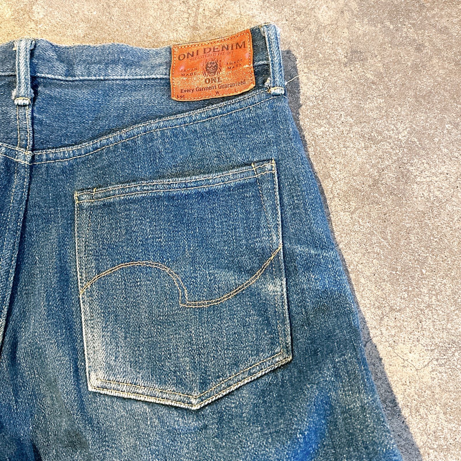 ONI DENIM 鬼デニム 246ZR 日本製 セルビッジデニム W36 ストレート 