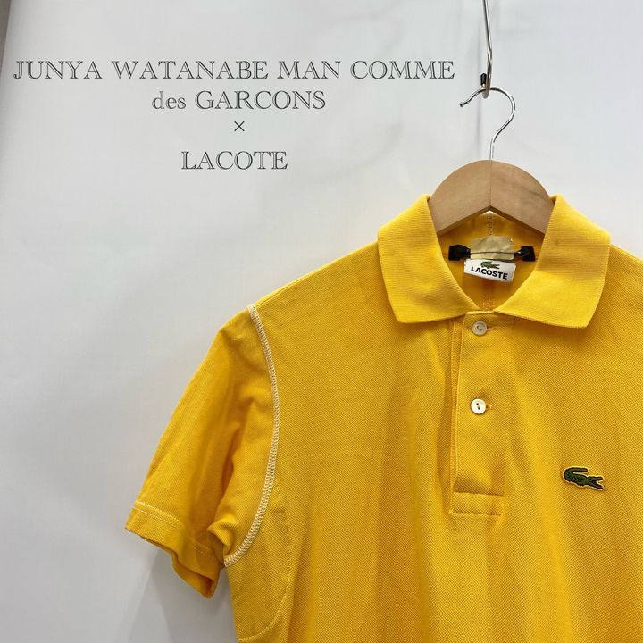 AD2004 JUNYA WATANABE MAN ポロシャツ M ジュンヤワタナベマンコムデギャルソン×ラコステJUNYA WATANABE MAN