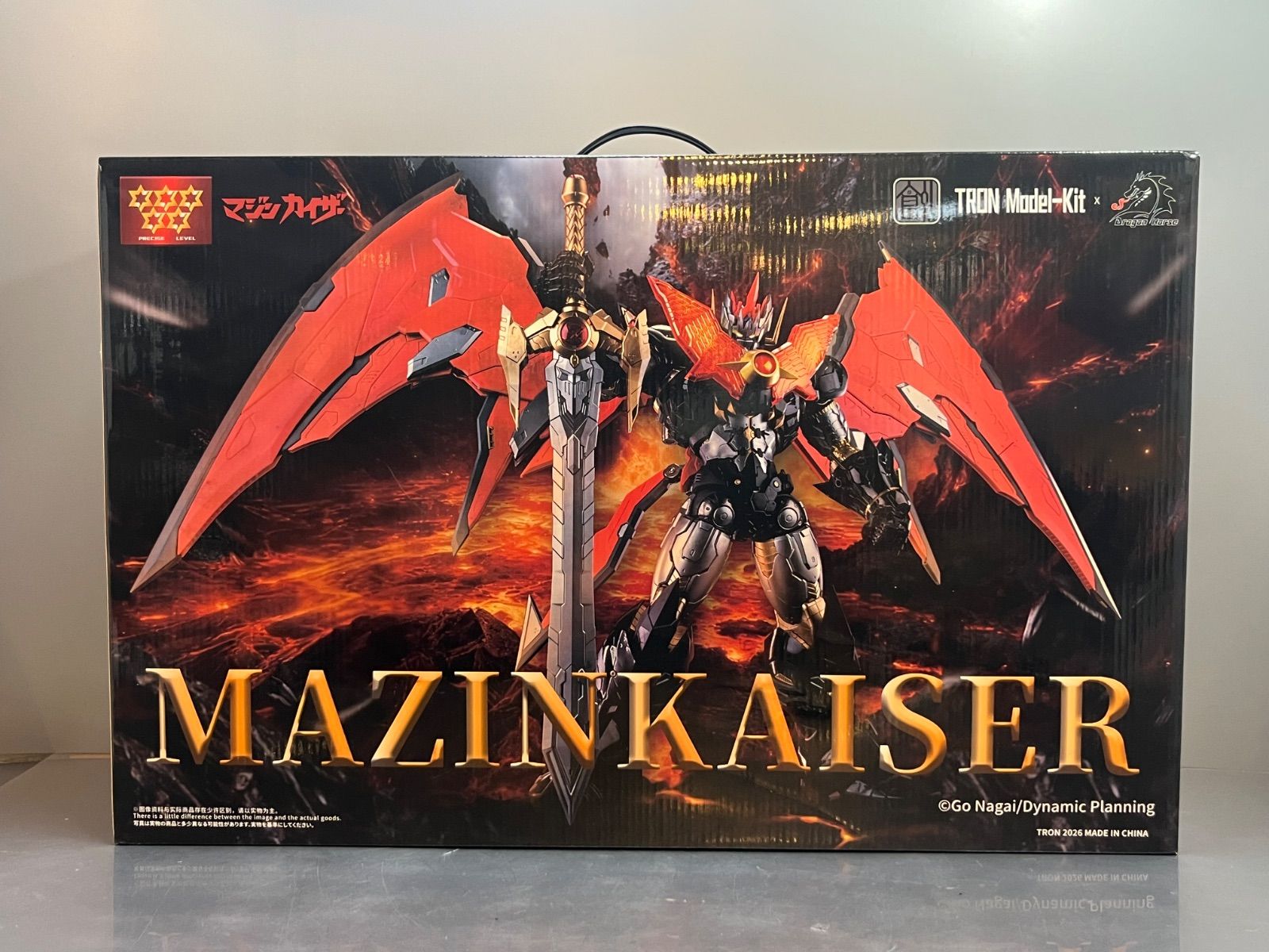 【未組立て】 TRON MODEL × DRAGON HORSE マジンカイザー 合金フレーム プラスチックモデルキット プラモデル