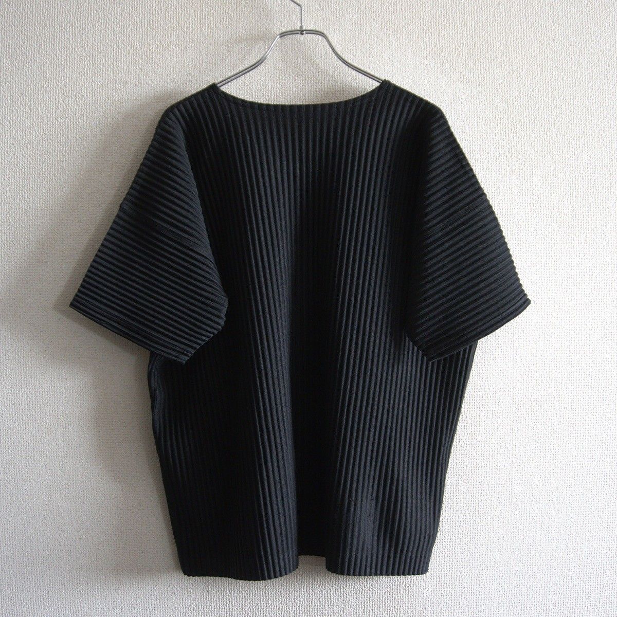 HOMME PLISSÉ ISSEY MIYAKEプリーツ カットソー ブラック