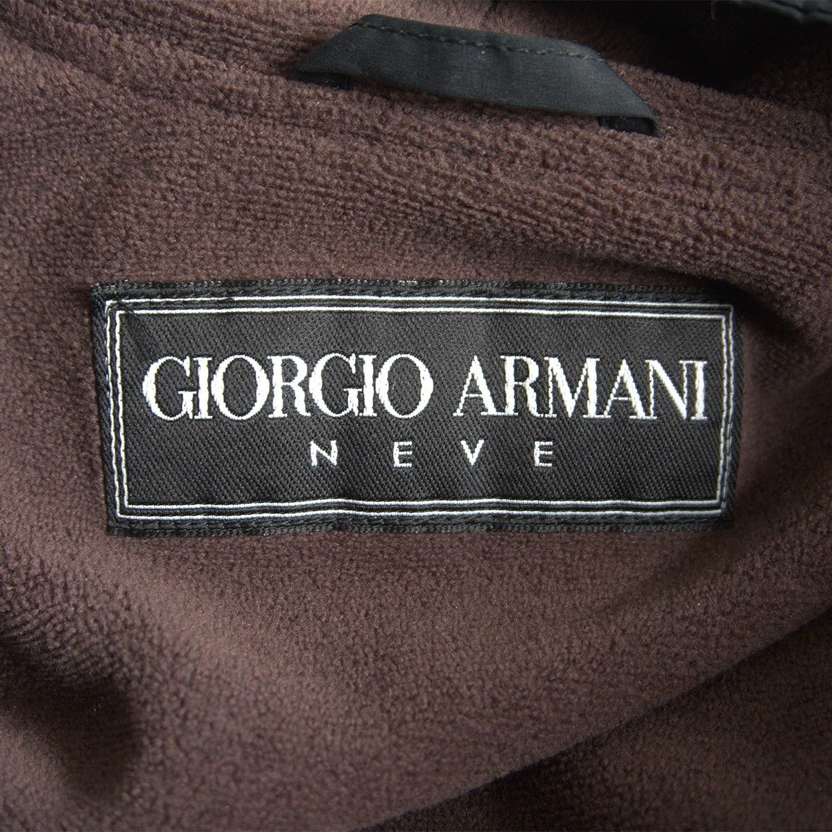 美品】GIORGIO ARMANI【フーデット コート】 50 ブラック ジョルジオ