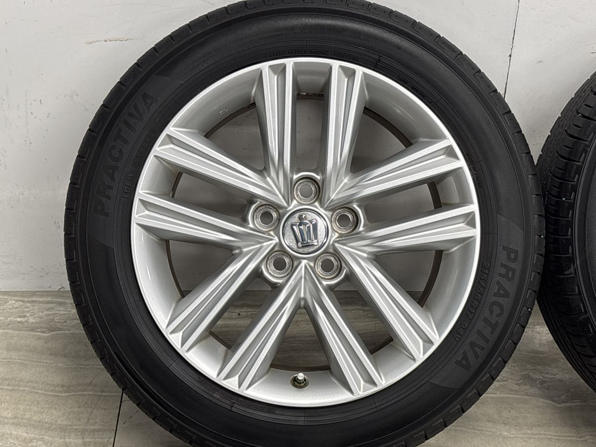 バリ溝品】トヨタ 210 クラウン アスリート 純正 17in 7.5J +40 PCD114