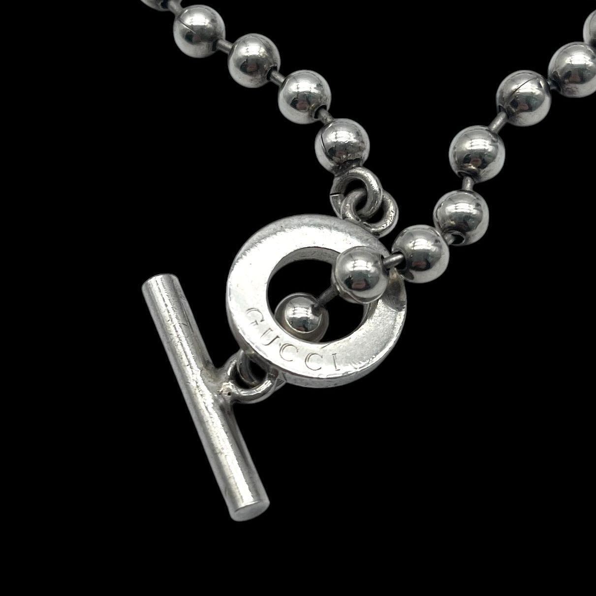 GUCCI グッチ ボールチェーンブレスレット Ag925 シルバー ジュエリー 