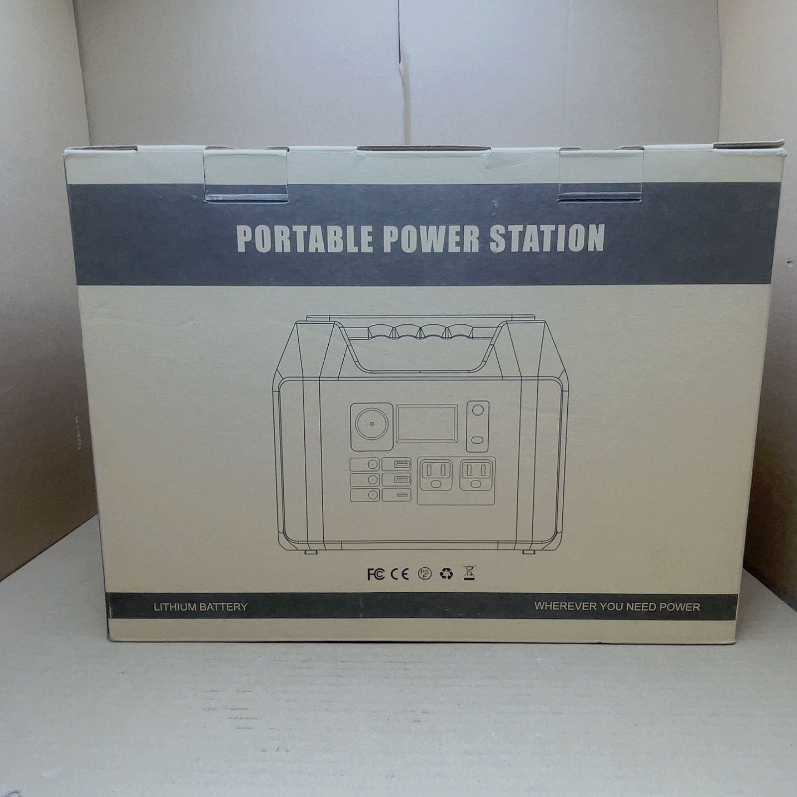 G>【新品】Powkey ポータブル電源 407Wh/110000mAH 容量 ポータブル