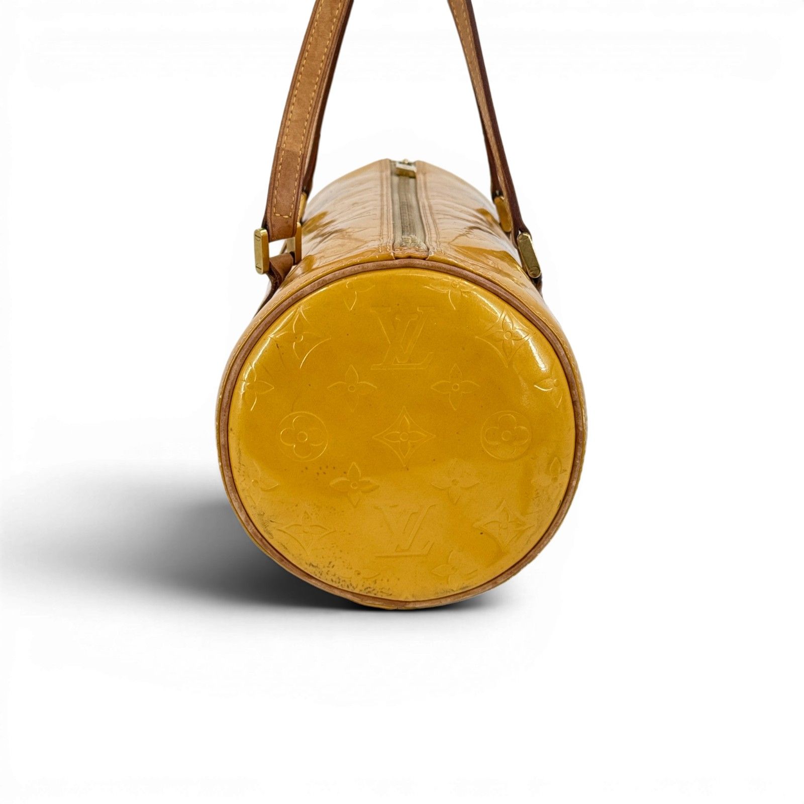 LOUIS VUITTON モノグラム・ヴェルニ イエロー ベッドフォード M91006