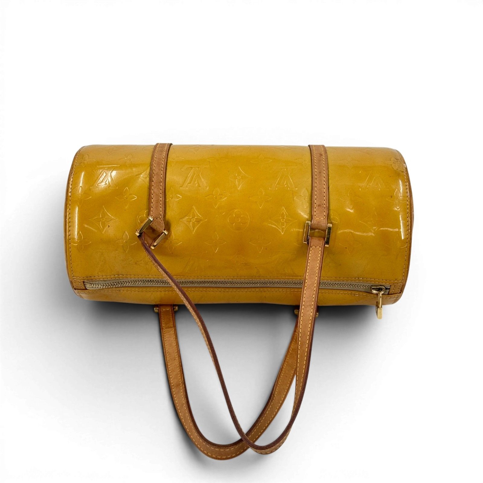 LOUIS VUITTON モノグラム・ヴェルニ イエロー ベッドフォード M91006