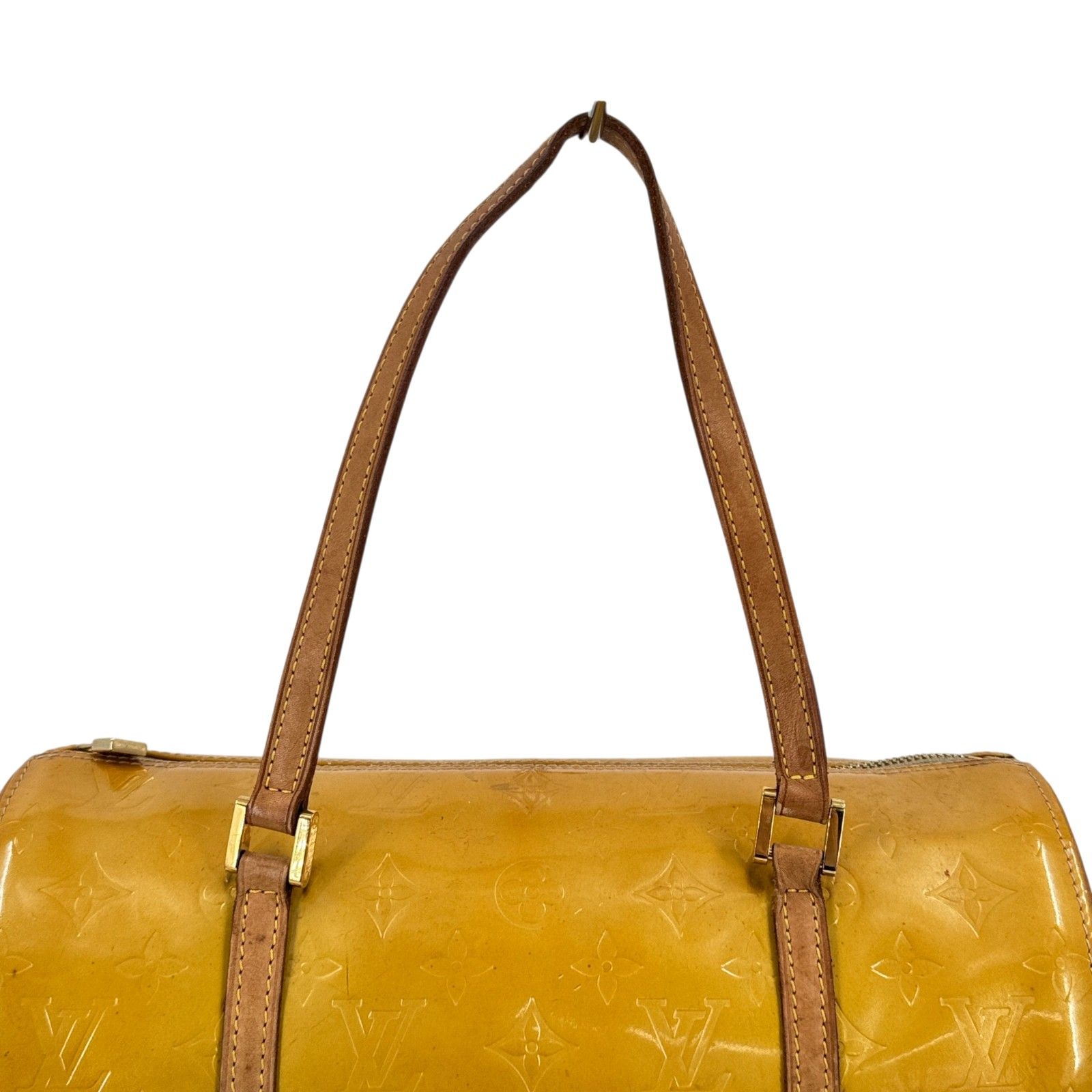 LOUIS VUITTON モノグラム・ヴェルニ イエロー ベッドフォード M91006
