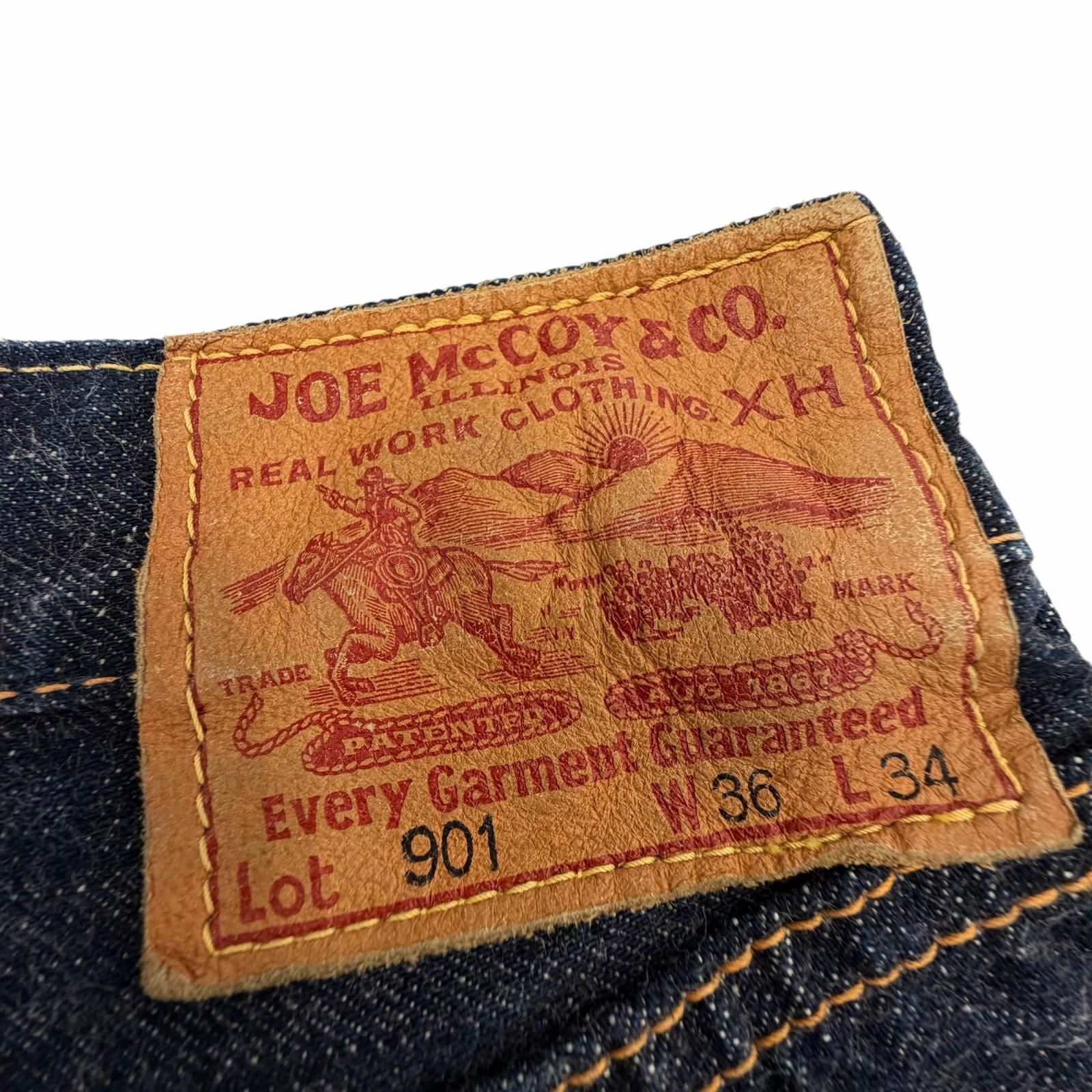 【希少】ジョーマッコイ901大戦モデルデニム W31 L36 JOE McCOY 旧JOE ジョーマッコイ 901 大戦モデル デニムパンツ