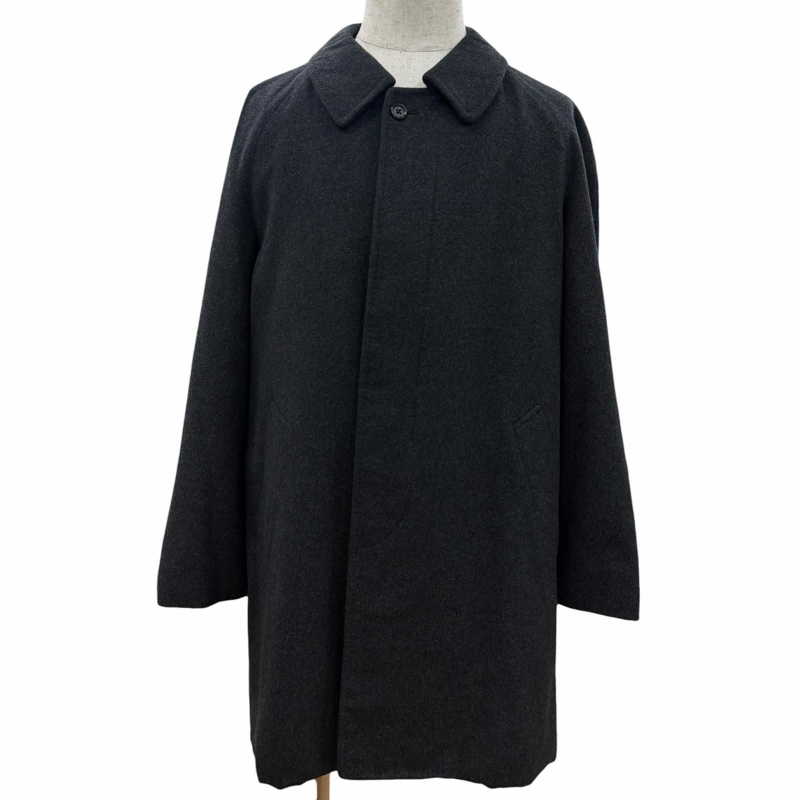 極美品□Aquascutum アクアスキュータム カシミヤ100％ フライフロント 