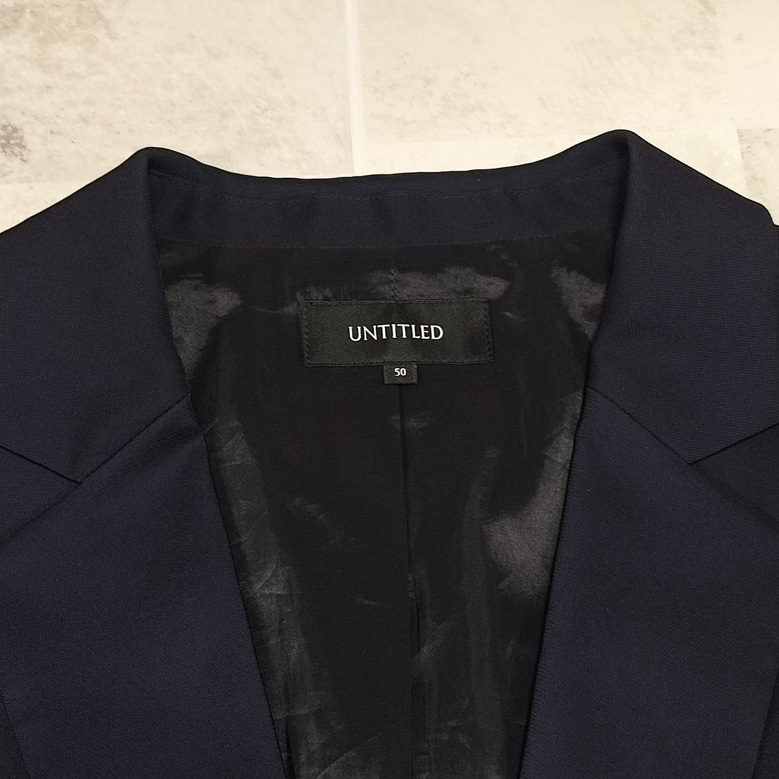 洗える【極美品】 UNTITLED サイズ50 6L 5XL スーツセットアップ