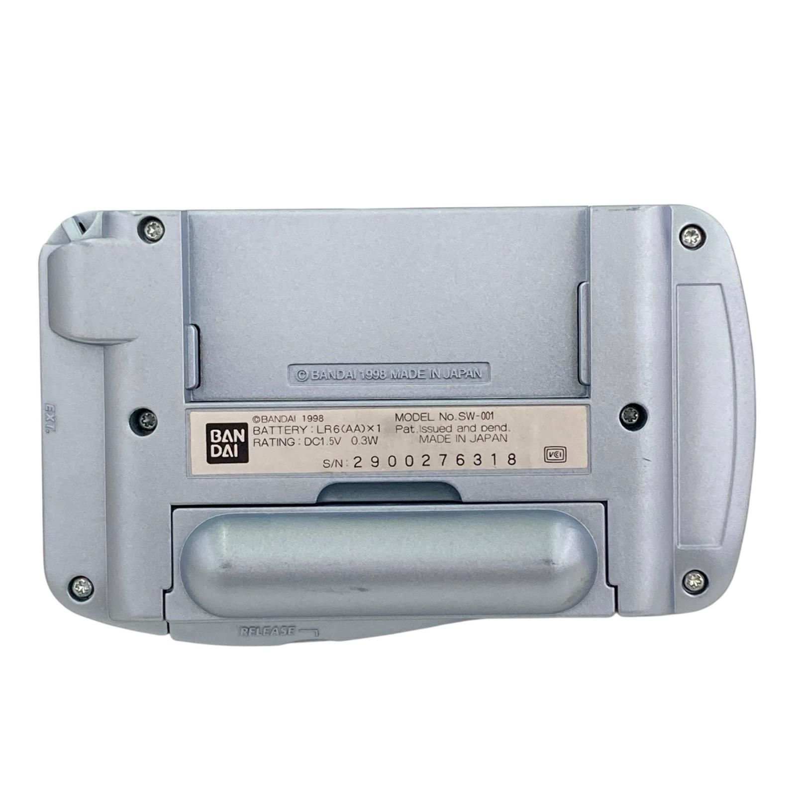 186000 ジャンク品 BANDAI バンダイ ワンダースワン 本体 ソフト3点