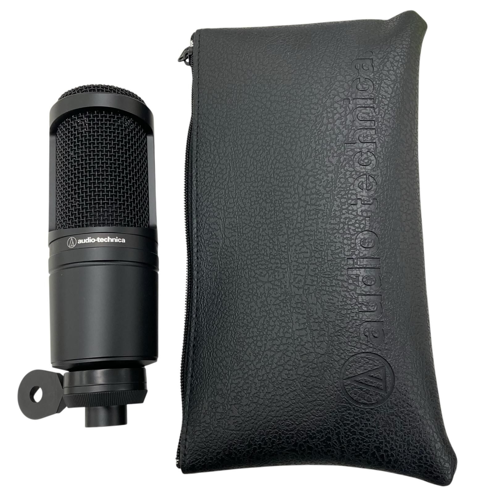 186000 動作未確認 audio-technica コンデンサーマイク 専用ケース付 AT2020