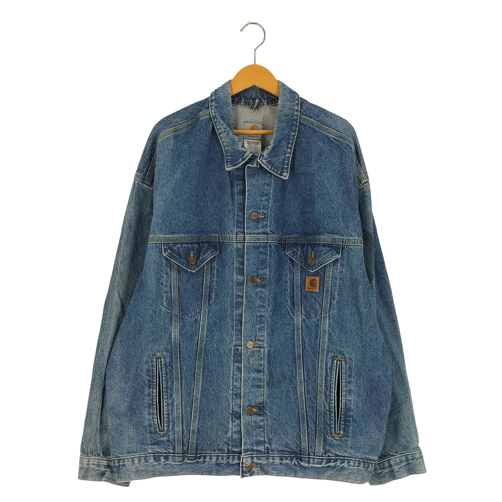 カーハート Carhartt USA製 デニムトラッカージャケット メンズ 2XL