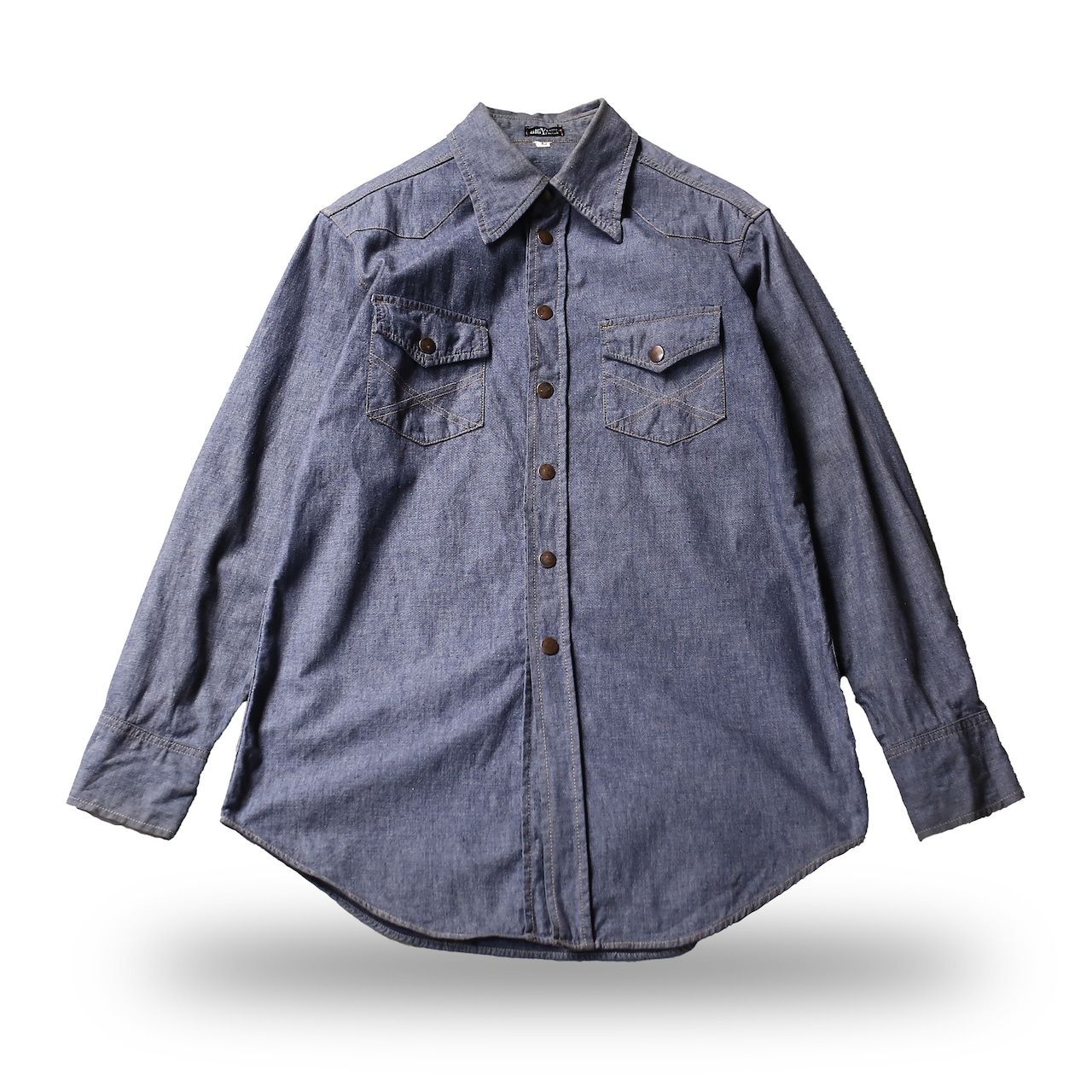 1970's 【BIG YANK】 VINTAGE WORK DENIM L/S SHIRT / 70年代 ビッグ