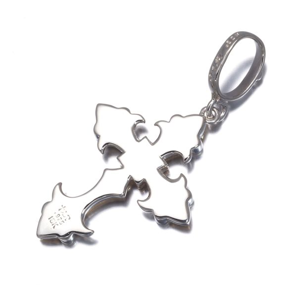ローリーロドキン ミニゴシッククロス ネックレス SV925 ジルコニア MEDIUM GOTHIC CROSS PENDANT Silver / Zirconia PENDANT（ペンダント