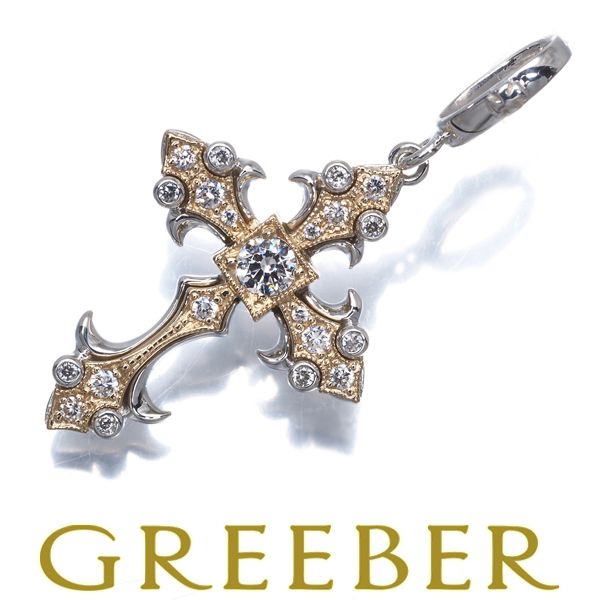 【美品】ローリーロドキン ファンシー クロス ペンダント トップ シルバー925 Loree Rodkin（ローリー・ロドキン） ラージ ゴシッククロス
