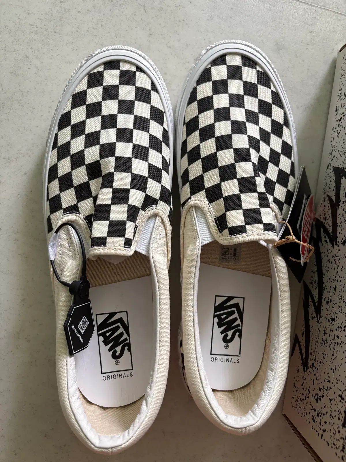 vans チェッカー スリッポン VANS ヴァンズ ボルト OG Classic 