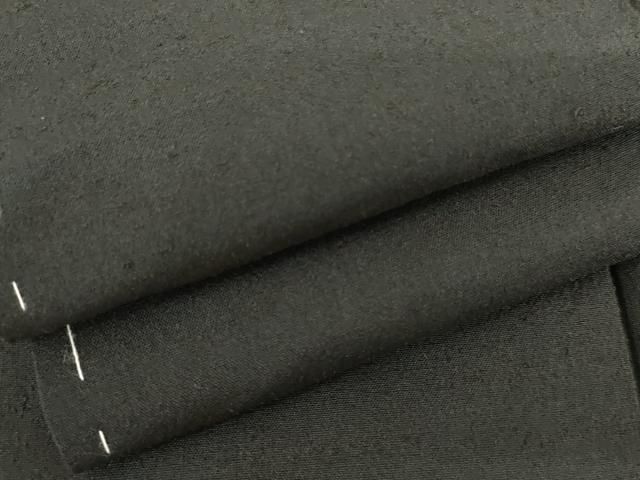 平和屋着物○男性 紬 色無地 蝋色 正絹 逸品 未使用 AABI0033cs 【公式