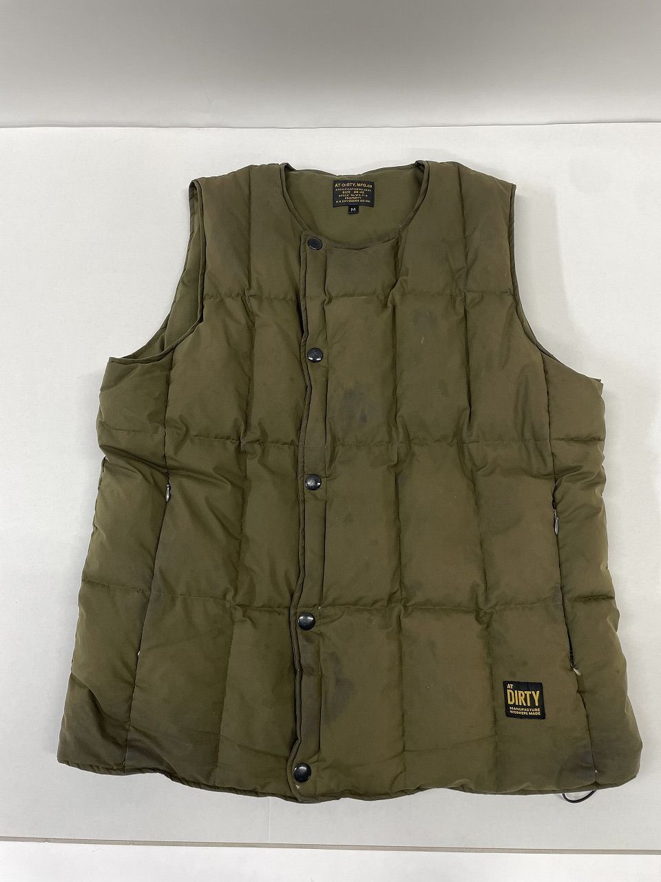 7T7826 Sportswear Down ダウンベスト　アメカジ　古着 AT-DIRTY ダウンベスト 【M128-20260429-04KS】 - メルカリ
