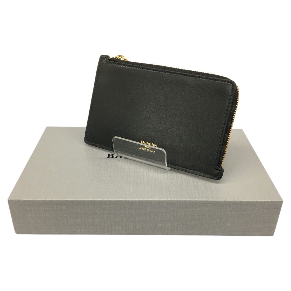 BALENCIAGA バレンシアガ コイン & カードホルダー エンベロープ フラグメントケース 736734 ブラック