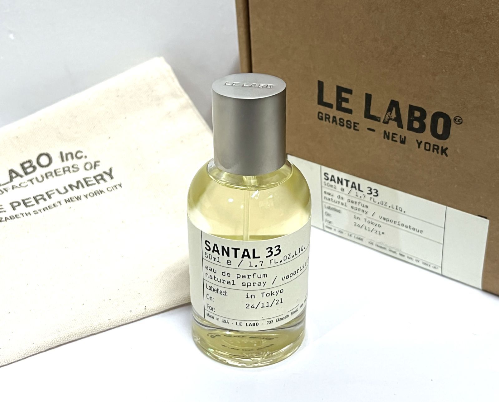 LE LABO｜ル ラボ SANTAL 33 サンタル 33 オードパルファム 香水 50ml 